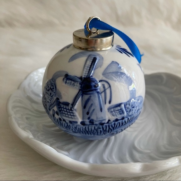 Delft Holiday Holland Windmill Christmas Tree Ornament Delft Poshmark